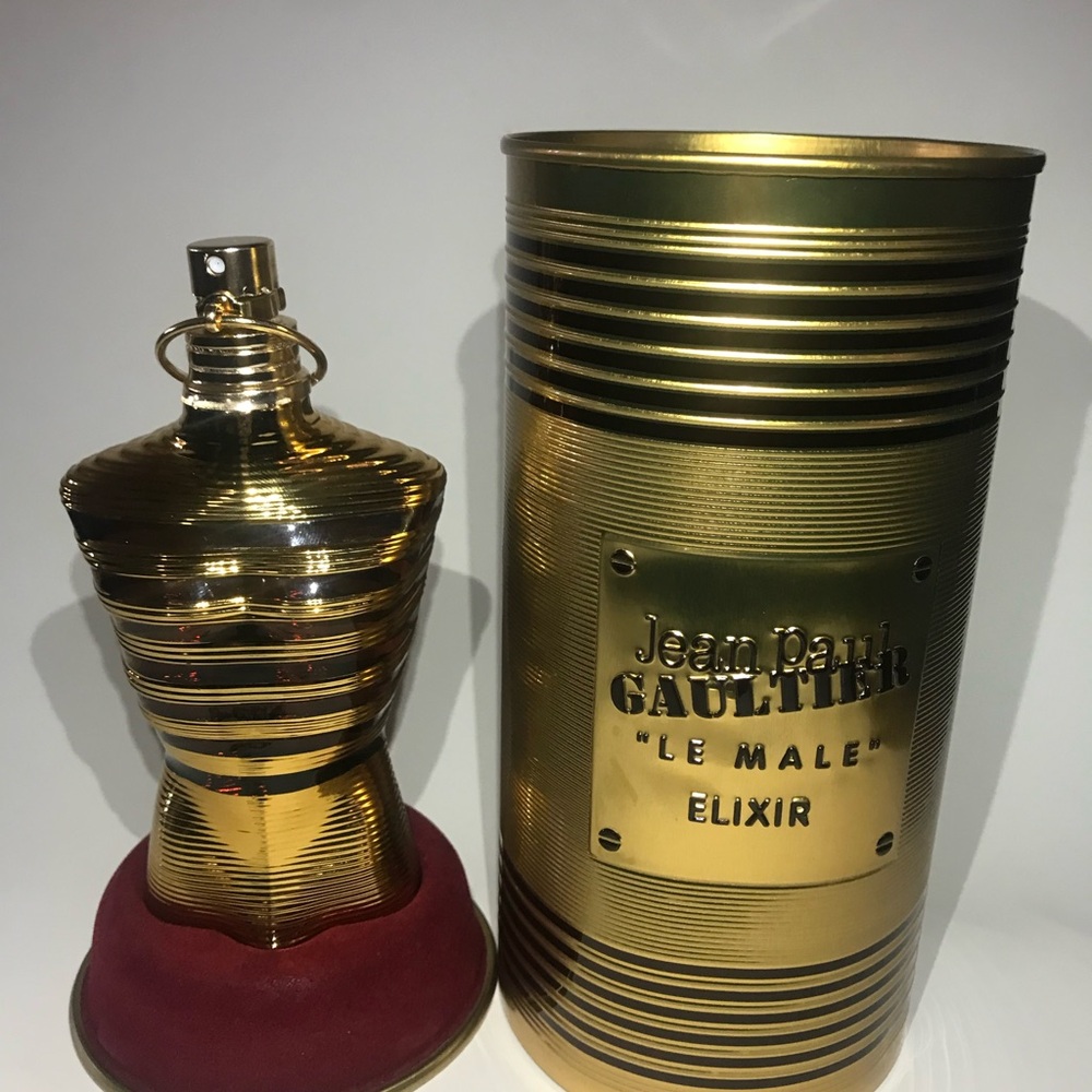 Jean Paul Gaultier Le Male Elixir Gold Bottle